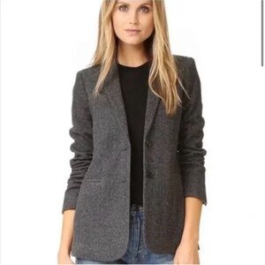 VINCE Charcoal Wool Blazer